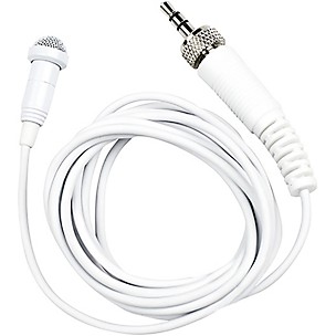 TASCAM TM-10LW Omnidirectional Lavalier Microphone With Screw Lock Connector White