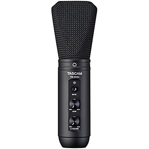 TASCAM TM-250U USB Condenser Microphone for Podcasting, Conferencing, and Computer Recording