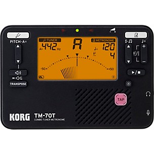 KORG TM-70 Tuner/Metronome and CM-400 Contact Microphone Combo