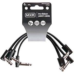 MXR TRS Ribbon Patch Cable - 3 Pack