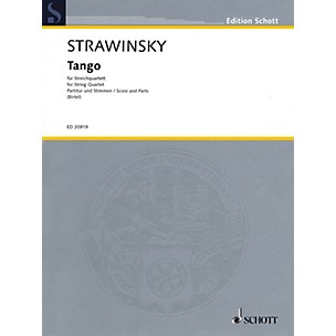 Schott Tango String Ensemble Series Softcover Composed by Igor Stravinsky Arranged by Wolfgang Birtel