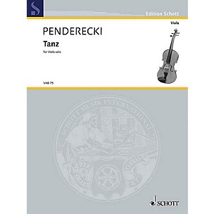 Schott Tanz (Viola Solo) String Solo Series Softcover