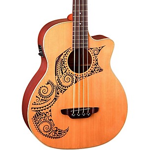 Luna Guitars Tattoo Cedar Acoustic-Electric Bass