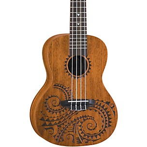 Luna Guitars Tattoo Concert Mahogany Ukulele