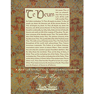 Shawnee Press Te Deum (SSAATTBB, Mezzo Sorprano, Baritone Solo, Organ) SSAATTBB composed by Mark Hayes