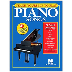 Hal Leonard Teach Yourself To Play "Clocks" & 9 More Modern Rock Hits on Piano Book/ Video/Audio