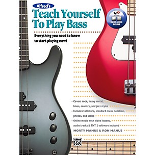 Alfred Teach Yourself to Play Bass Book & DVD