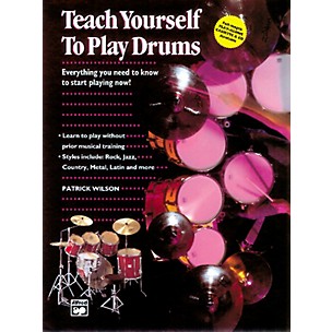 Alfred Teach Yourself to Play Drums Book with CD