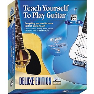 Alfred Teach Yourself to Play Guitar Deluxe Edition (CD-ROM)