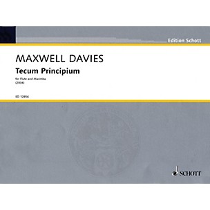 Schott Tecum Principium (2004) Misc Series Composed by Peter Maxwell Davies