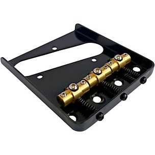 AxLabs Tele-Style Steel Plate Bridge with Brass Swivel Saddles