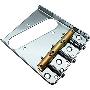 AxLabs Tele-Style Steel Plate Bridge with Vintage Saddles
