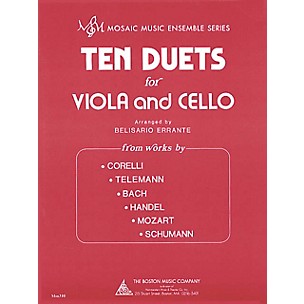 Boston Music Ten Duets for Viola and Cello (Mosaic Music Ensemble Series) Music Sales America Series