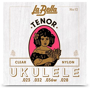 LaBella Tenor Clear Nylon Ukulele Strings