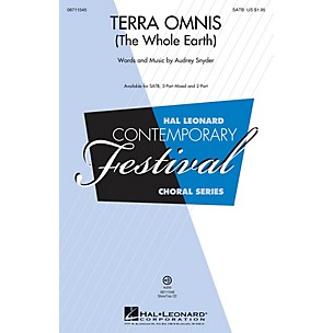 Hal Leonard Terra Omnis (The Whole Earth) 2-Part Composed by Audrey Snyder