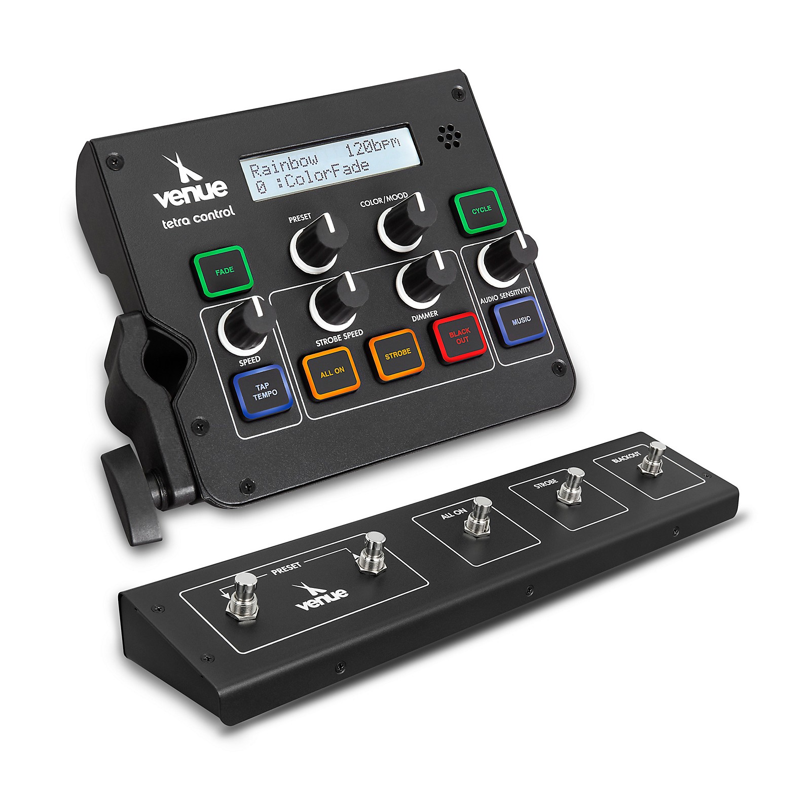 j*n様 DMXコントローラー Venue Tetra Control Intuitive DMX Controller & Footswitch