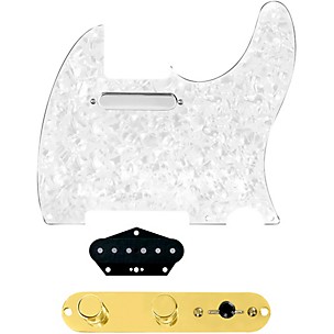 920d Custom Texas Grit Loaded Pickguard for Tele With T4W-REV-G Control Plate