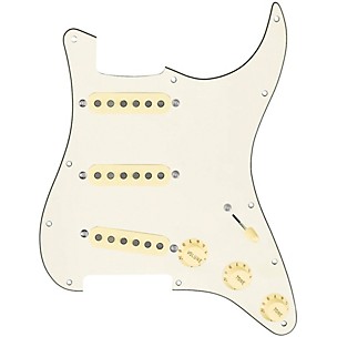 920d Custom Texas Vintage Loaded Pickguard for Strat With Aged White Pickups and S5W Wiring Harness