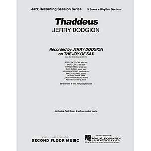 Second Floor Music Thaddeus (Saxophone Part) Jazz Band Level 2 Composed by Jerry Dodgion