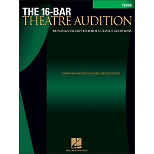 Hal Leonard The 16-Bar Theatre Audition for Tenor Voice