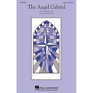 Hal Leonard The Angel Gabriel (SSA) SSA arranged by Audrey Snyder