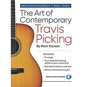 Hal Leonard The Art of Contemporary Travis Picking - Learn the Alternating-Bass Fingerpicking Style Book/Audio Online