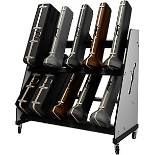 A&S Crafted Products The Band Room Trombone Case Storage Rack for Classrooms