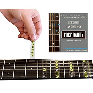 Fret Daddy The Basic Chords Combo Pack for Electric/Acoustic Guitar