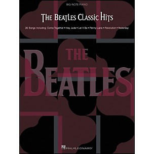 Hal Leonard The Beatles Classic Hits for Big Note Piano