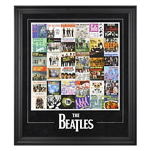 Mounted Memories The Beatles "Singles Around The World" Framed Presentation