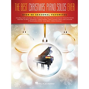 Hal Leonard The Best Christmas Piano Solos Ever (Over 60 Seasonal Favorites) Piano Solo Songbook