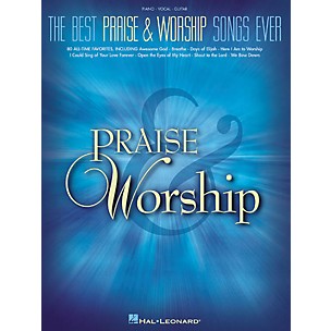 Hal Leonard The Best Praise & Worship Songs EverPiano, Vocal, Guitar Songbook