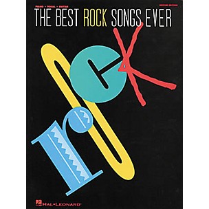 Hal Leonard The Best Rock Songs Ever Book