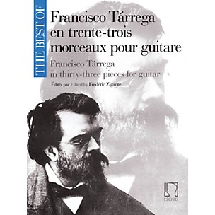 Max Eschig The Best of Francisco Tárrega in 33 Pieces for Guitar Max Eschig Series Softcover