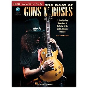 Hal Leonard The Best of Guns N' Roses Guitar Signature Licks (Book/Audio Online)