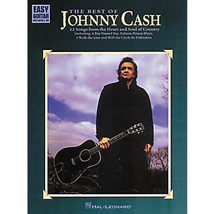 Hal Leonard The Best of Johnny Cash Easy Guitar Tab Book