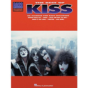 Hal Leonard The Best of Kiss Bass Guitar Tab Songbook
