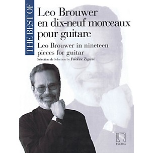 Max Eschig The Best of Leo Brouwer (In 19 Pieces for Guitar) MGB Series Softcover