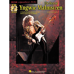 Hal Leonard The Best of Yngwie Malmsteen Guitar Signature Licks Book with CD