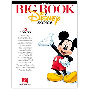 Hal Leonard The Big Book of Disney Songs for Cello