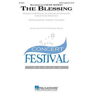Hal Leonard The Blessing SATB a cappella by Celtic Woman arranged by Audrey Snyder