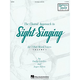 Hal Leonard The Choral Approach to Sight-Singing (Vol. I) TEACHER ED composed by Emily Crocker