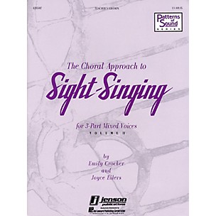 Hal Leonard The Choral Approach to Sight-Singing (Vol. II) TEACHER ED composed by Emily Crocker