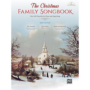 Alfred The Christmas Family Songbook Hardcover Easy Piano/Vocal Book & DVD-ROM