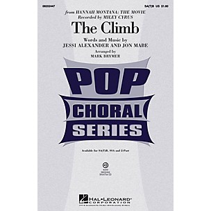 Hal Leonard The Climb SSA by Miley Cyrus Arranged by Mark Brymer