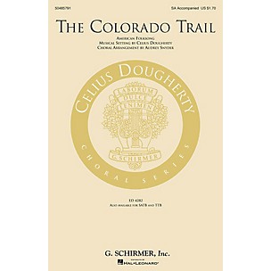 G. Schirmer The Colorado Trail SA arranged by Audrey Snyder