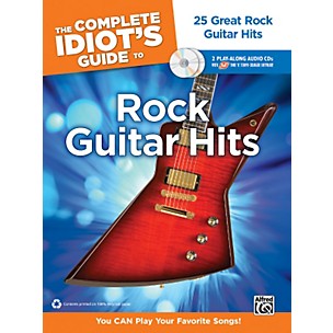 Alfred The Complete Idiot's Guide to Rock Guitar Hits Tab Book/ 2 CDs