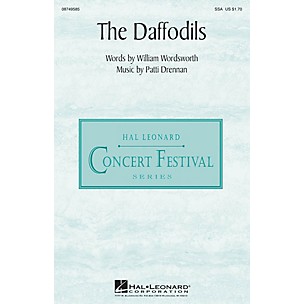Hal Leonard The Daffodils SSA composed by Patti Drennan