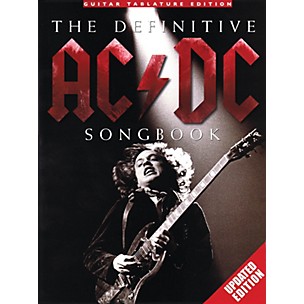 Music Sales The Definitive AC/DC Songbook (Updated Edition) Music Sales America Series Softcover Performed by AC/DC