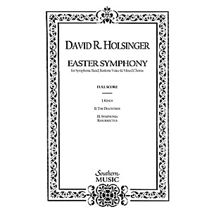 Hal Leonard The Easter Symphony (Band/Voice/choir And Band) Concert Band Level 5 Composed by Holsinger, David